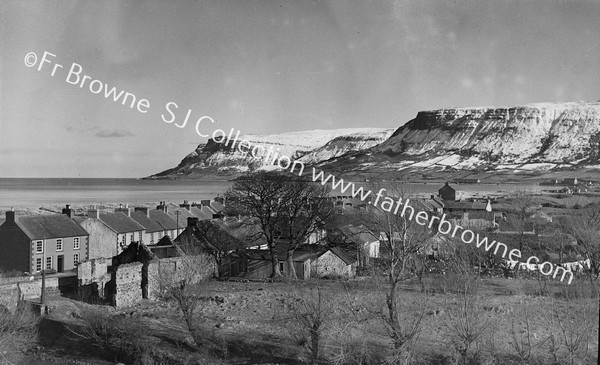 WATERFOOT NEAR CUSHENDALL IN SNOW TIME